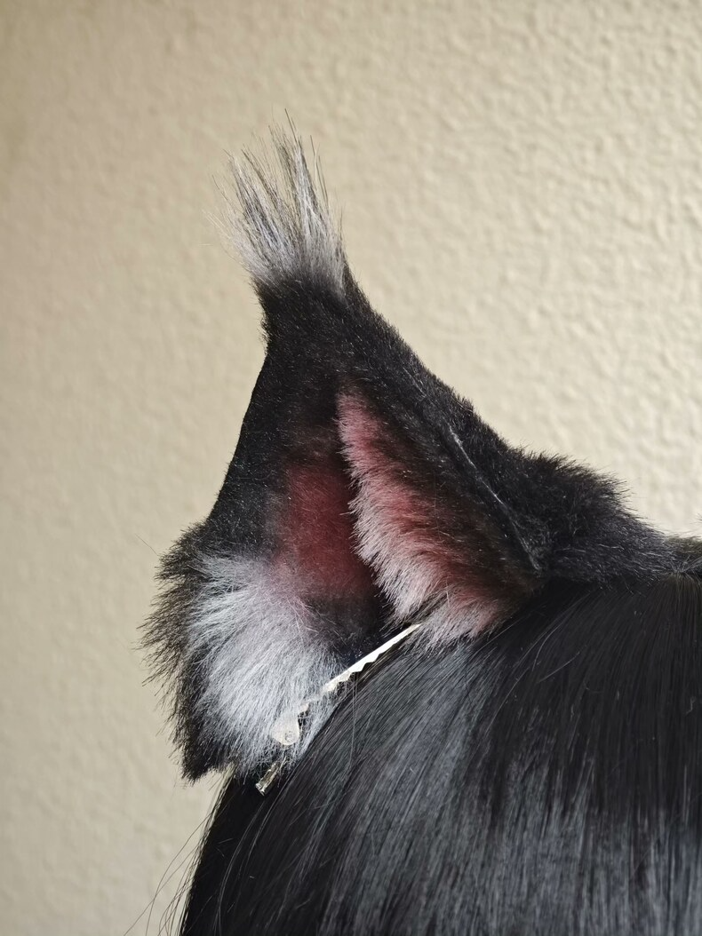 Luxury Maine Coon Faux Fur Animal Ears Headband - Image 1