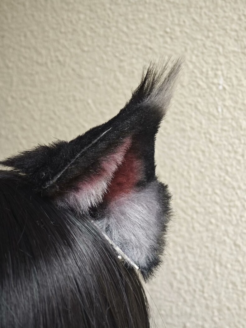 Luxury Maine Coon Faux Fur Animal Ears Headband - Image 2