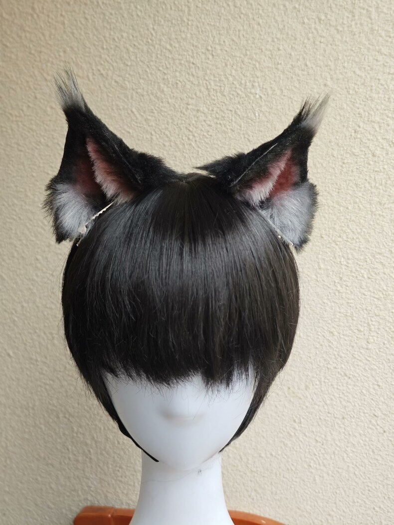 Luxury Maine Coon Faux Fur Animal Ears Headband - Image 3