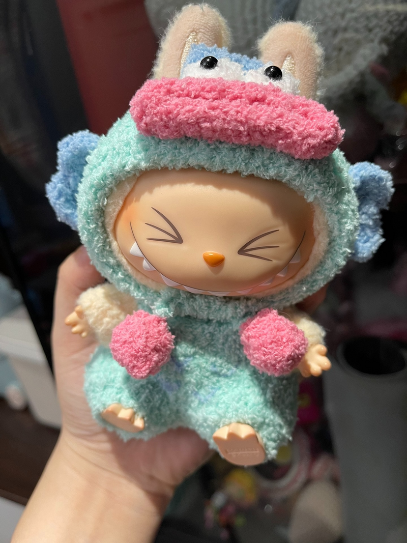 Whimsical Pastel Labubu Plush Outfit – Vibrant, Durable & Customizable for Playful Collectors - Image 1