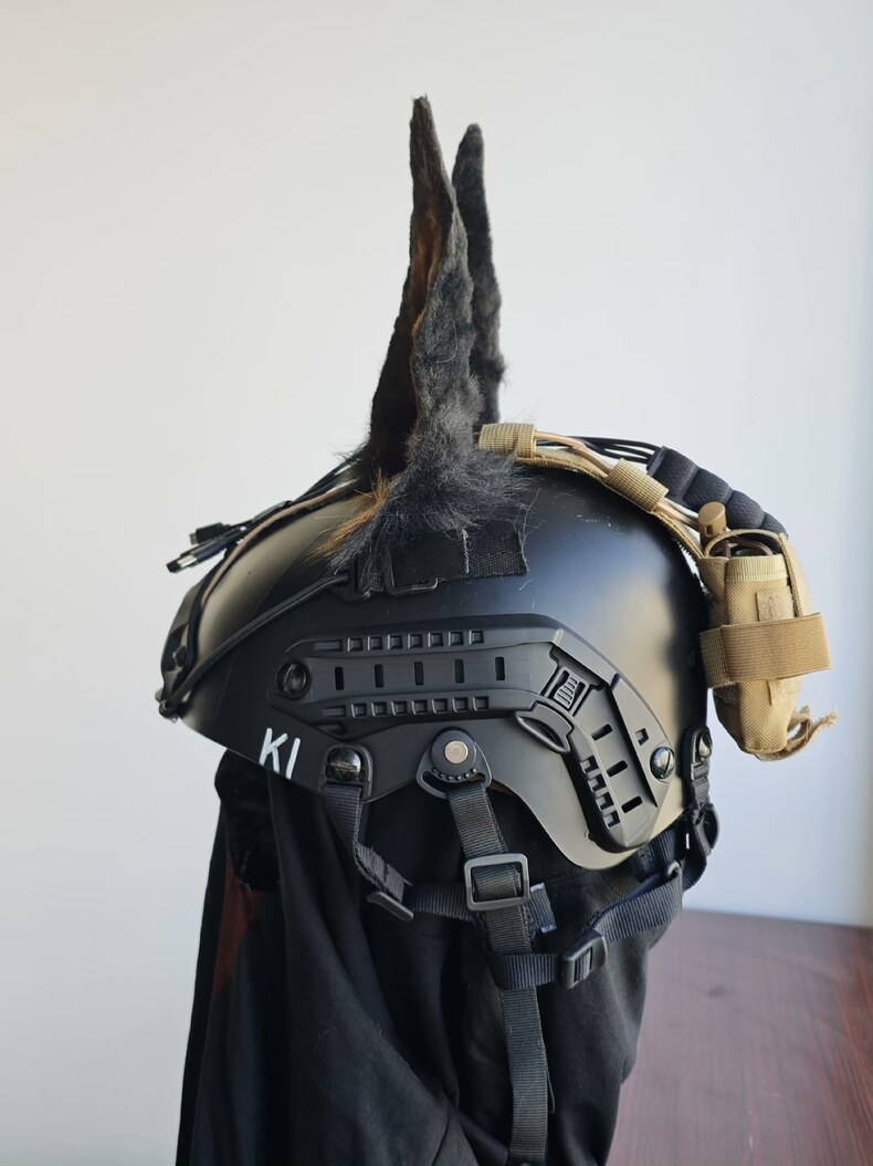 Realistic Doberman Plush Ears for Cosplay & Costumes - Image 4