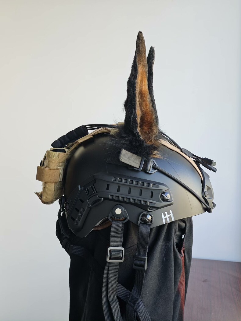 Realistic Doberman Plush Ears for Cosplay & Costumes - Image 5