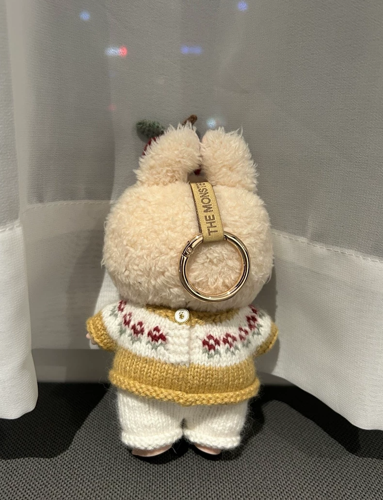 Charming LABUBU Floral Outfit – Zhiyu Wool, Playful Design, Premium Collectible - Image 6