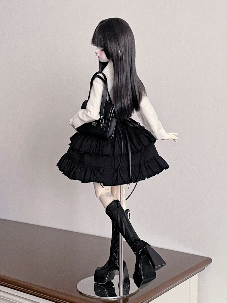 Charming BJD 1/4 Outfit: Elegant Shirt & Layered Skirt for Doll Enthusiasts - Image 7