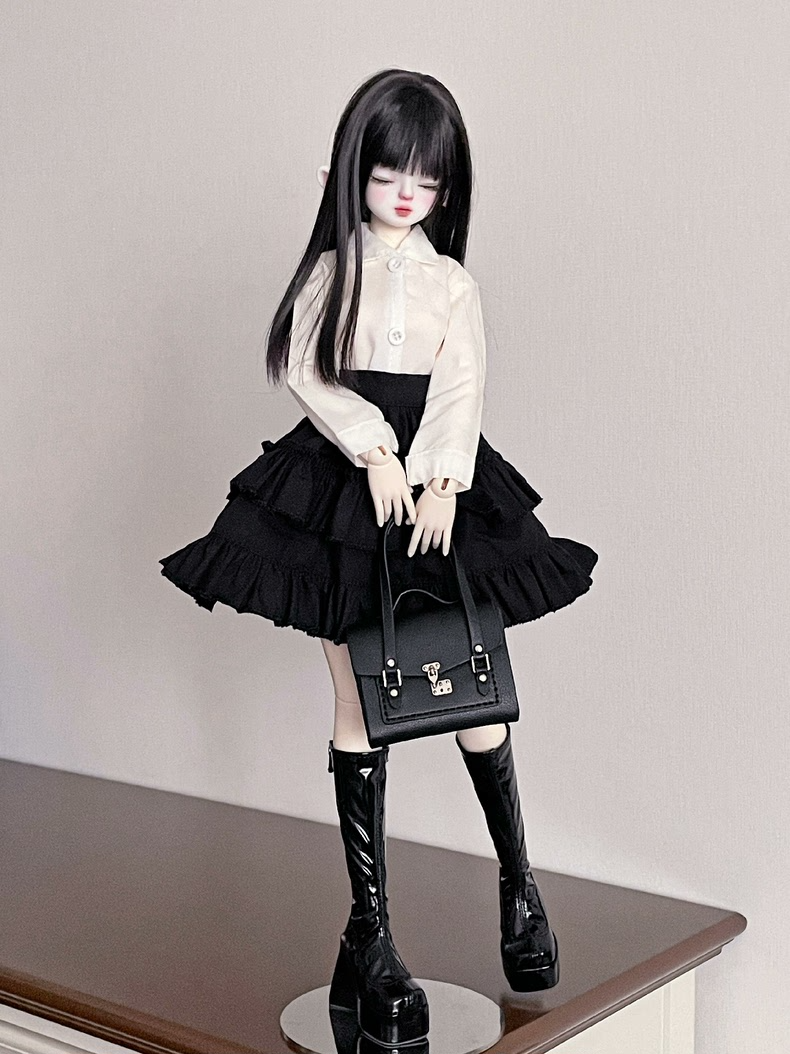 Charming BJD 1/4 Outfit: Elegant Shirt & Layered Skirt for Doll Enthusiasts - Image 8