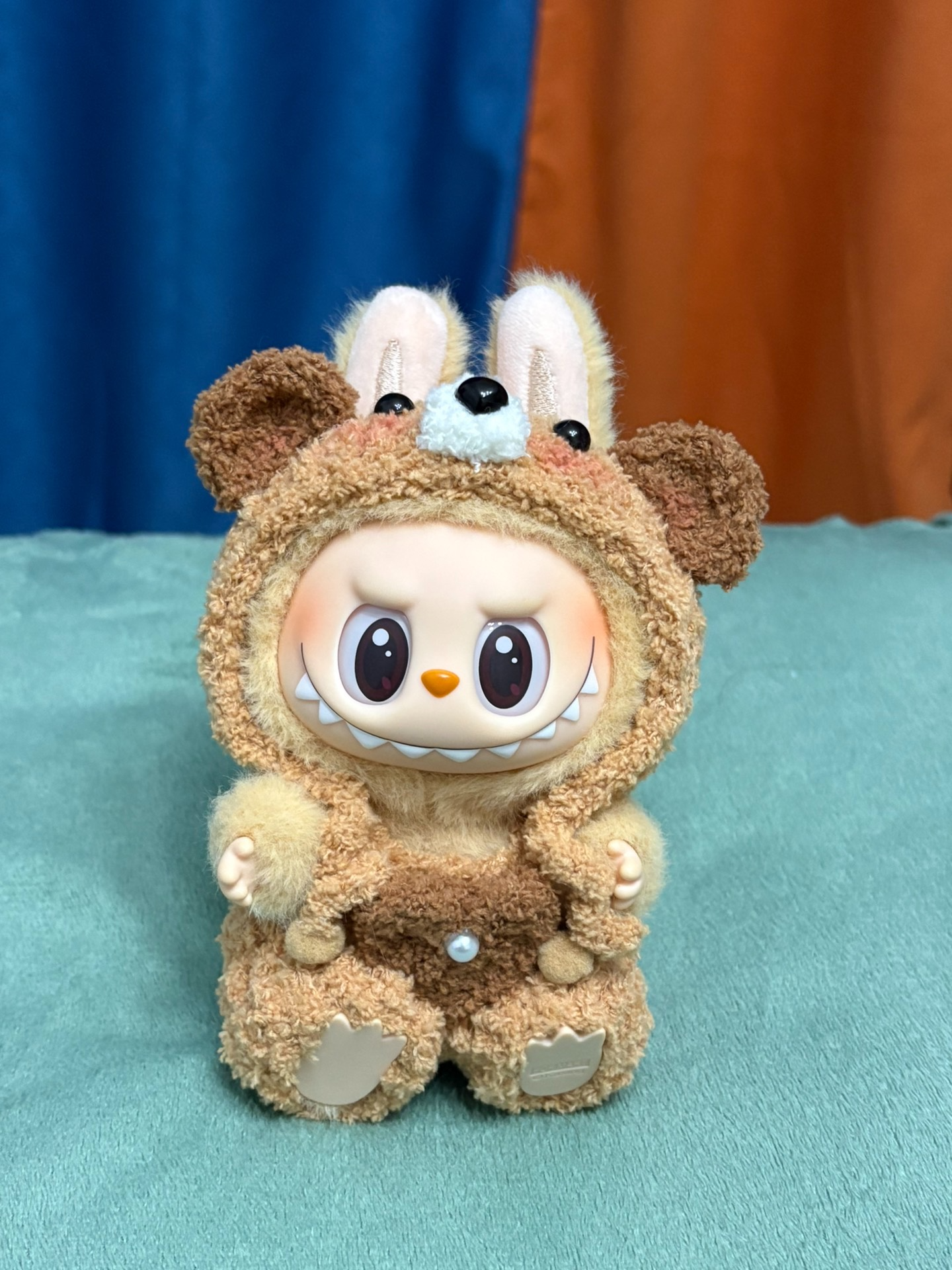 Cozy Plush Bear Outfit for Collectible Dolls – Soft, Durable & Adorable Design - Image 3