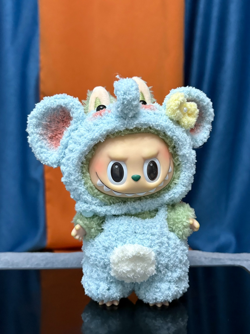 Whimsical Labubu Doll Outfit: Plush Pastel Animal-Inspired Ensemble for Collectors & Play - Image 1