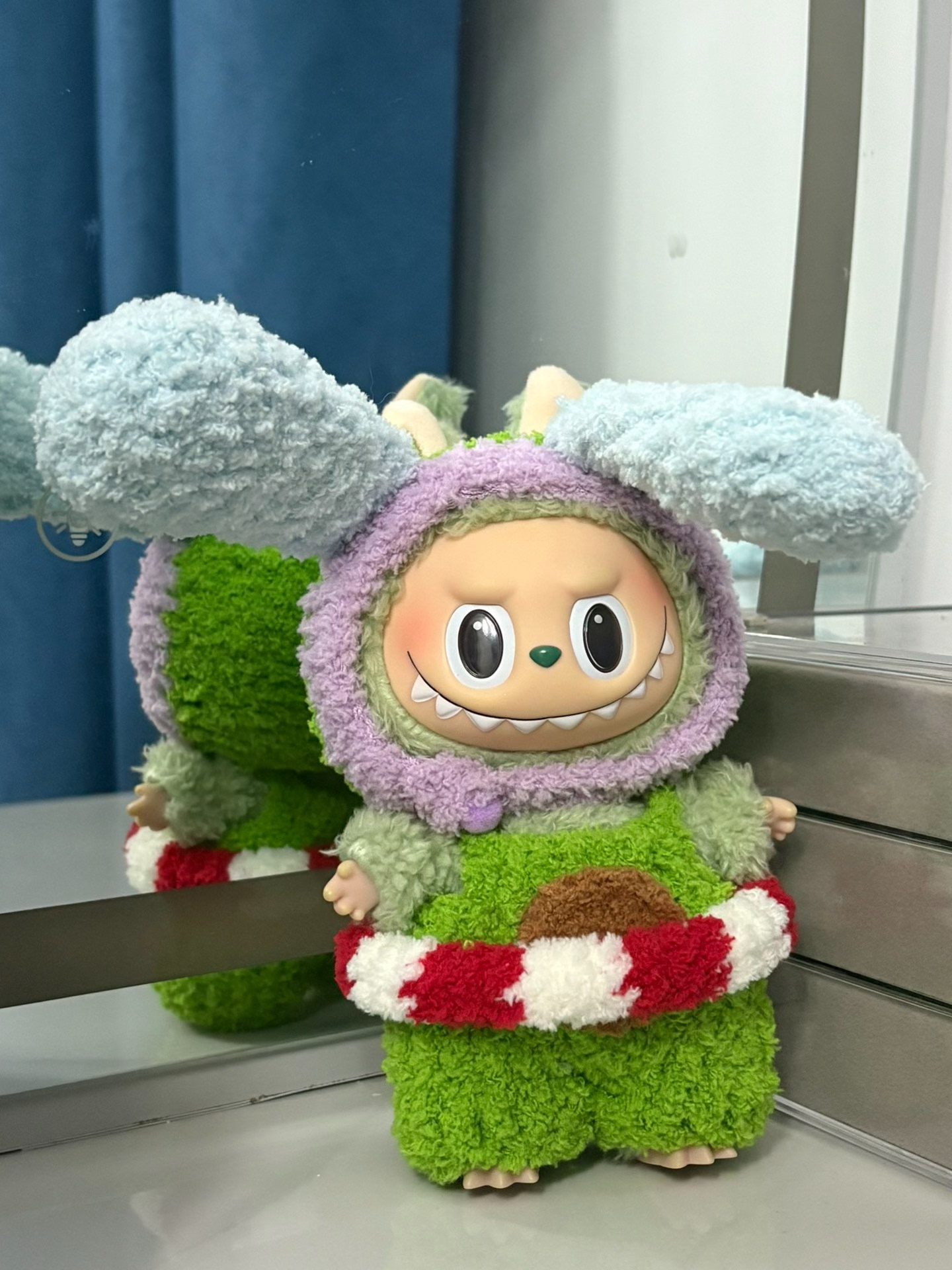 Whimsical LABUBU Doll Outfit – Playful Bunny Hat & Vibrant Customizable Style - Image 1