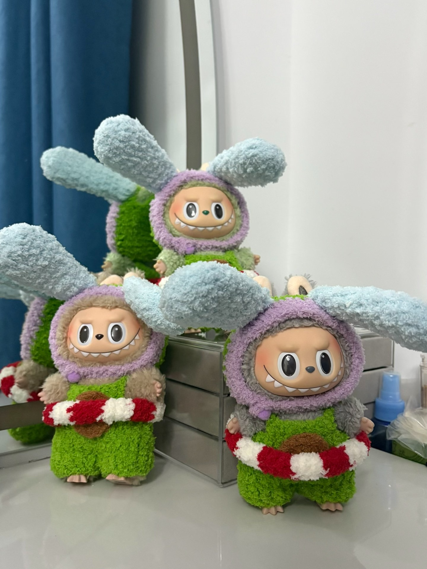 Whimsical LABUBU Doll Outfit – Playful Bunny Hat & Vibrant Customizable Style - Image 3