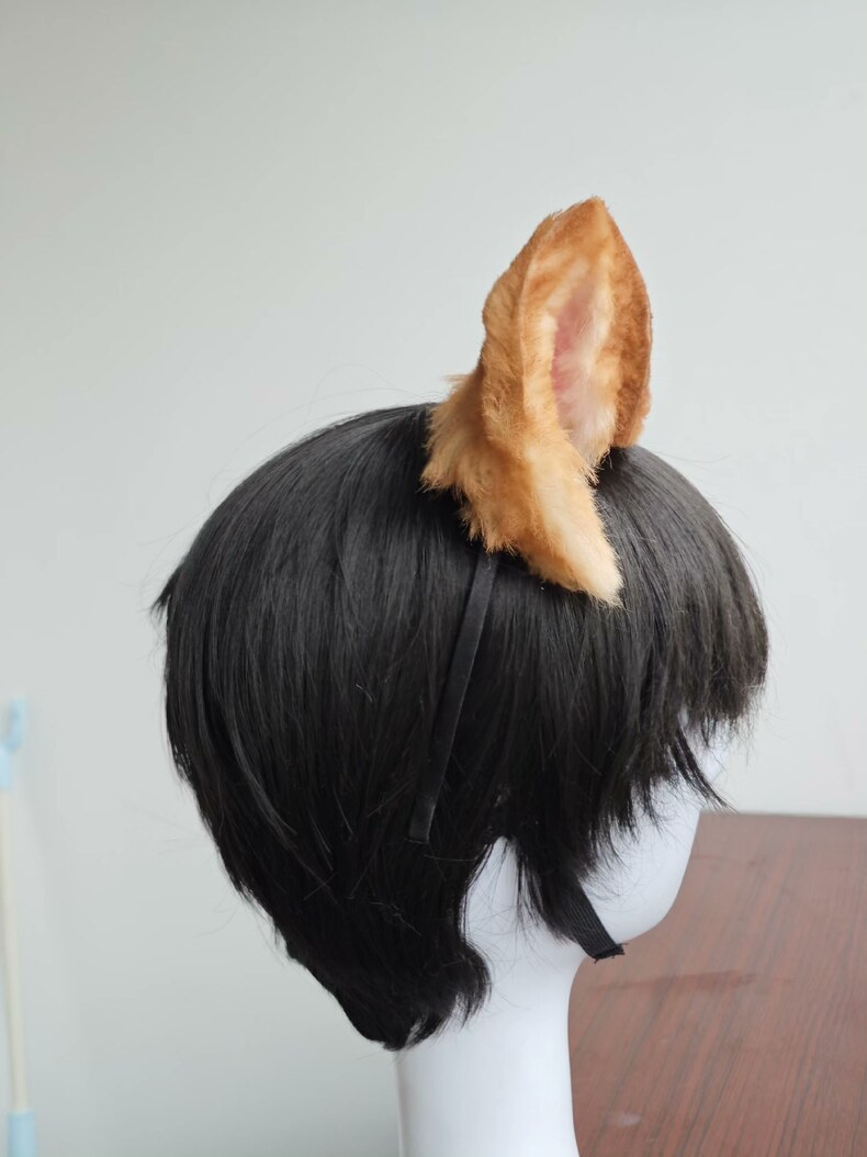Handmade Shiba Inu Plush Ears for Cosplay & Fashion - Image 4