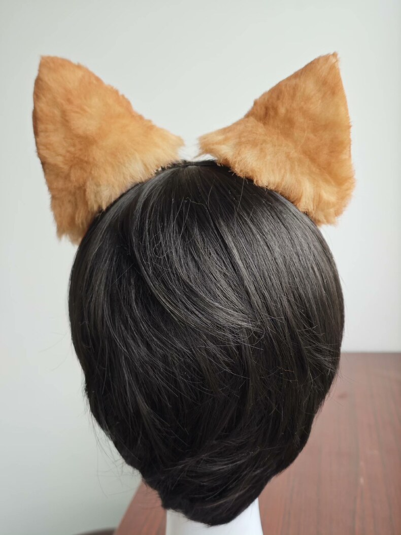 Handmade Shiba Inu Plush Ears for Cosplay & Fashion - Image 5