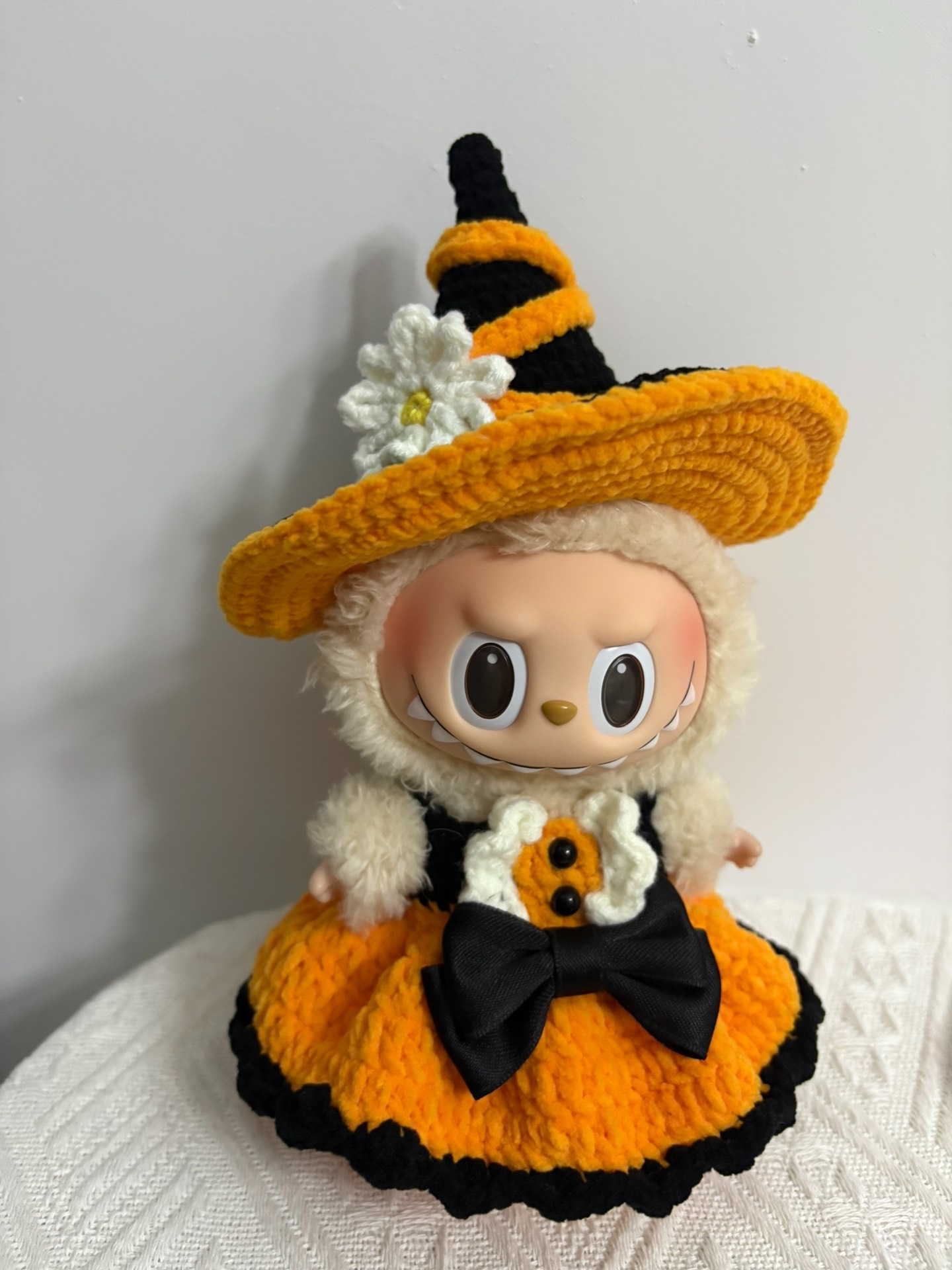 Enchanting Labubu Pumpkin Witch Outfit – Perfect Halloween Doll Customization - Image 1