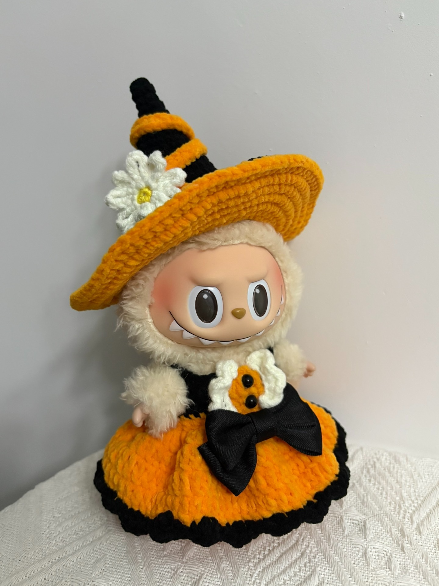 Enchanting Labubu Pumpkin Witch Outfit – Perfect Halloween Doll Customization - Image 2
