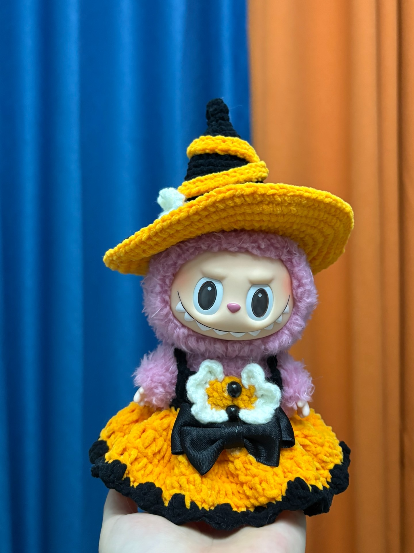 Enchanting Labubu Pumpkin Witch Outfit – Perfect Halloween Doll Customization - Image 4