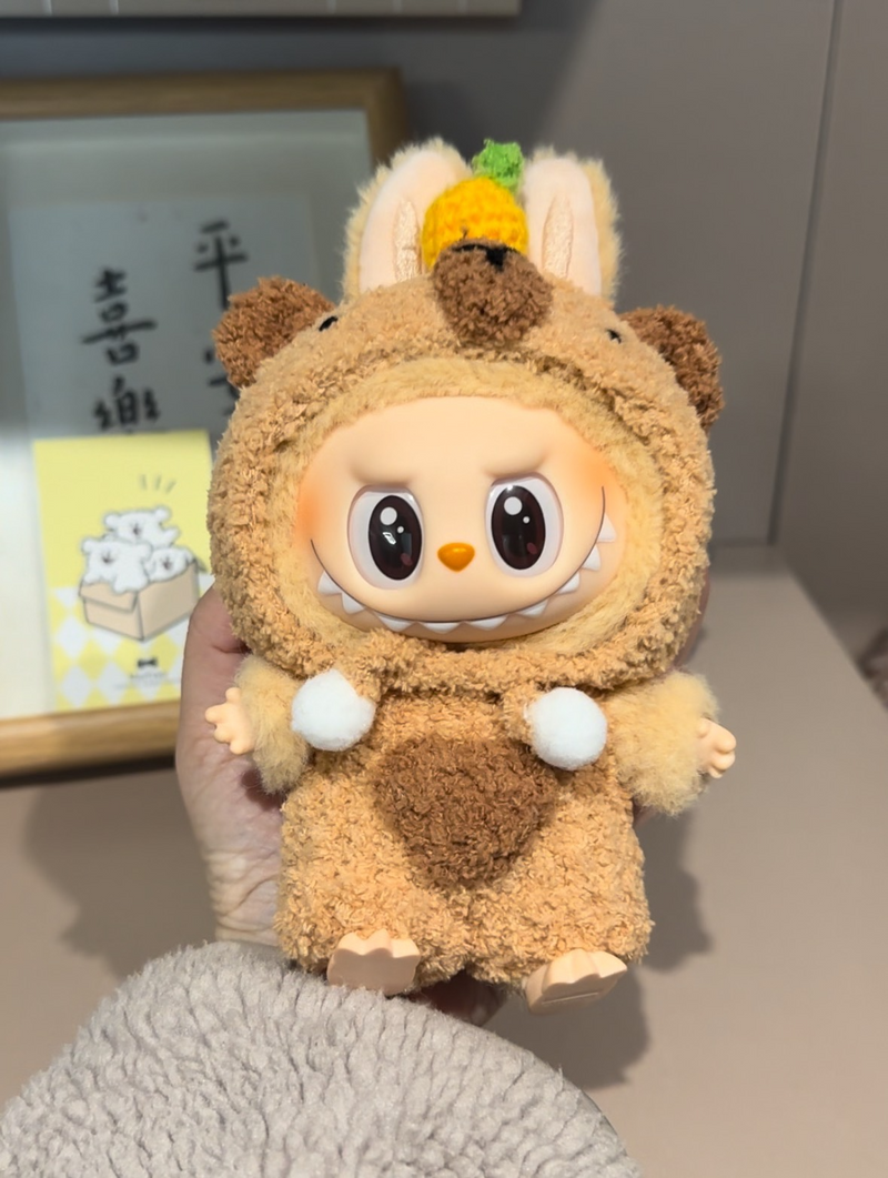 Adorable LABUBU Doll Outfit – Plush Animal Costume with Playful Hats, Fuzzy & Vibrant Colors - Image 1