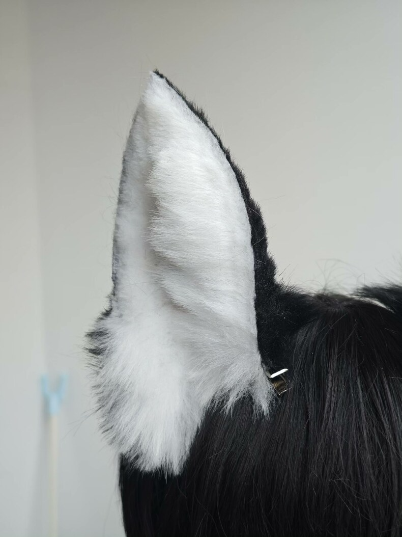 Luna-Inspired Anime Cat Ears - Faux Fur Cosplay Accessory - Image 1