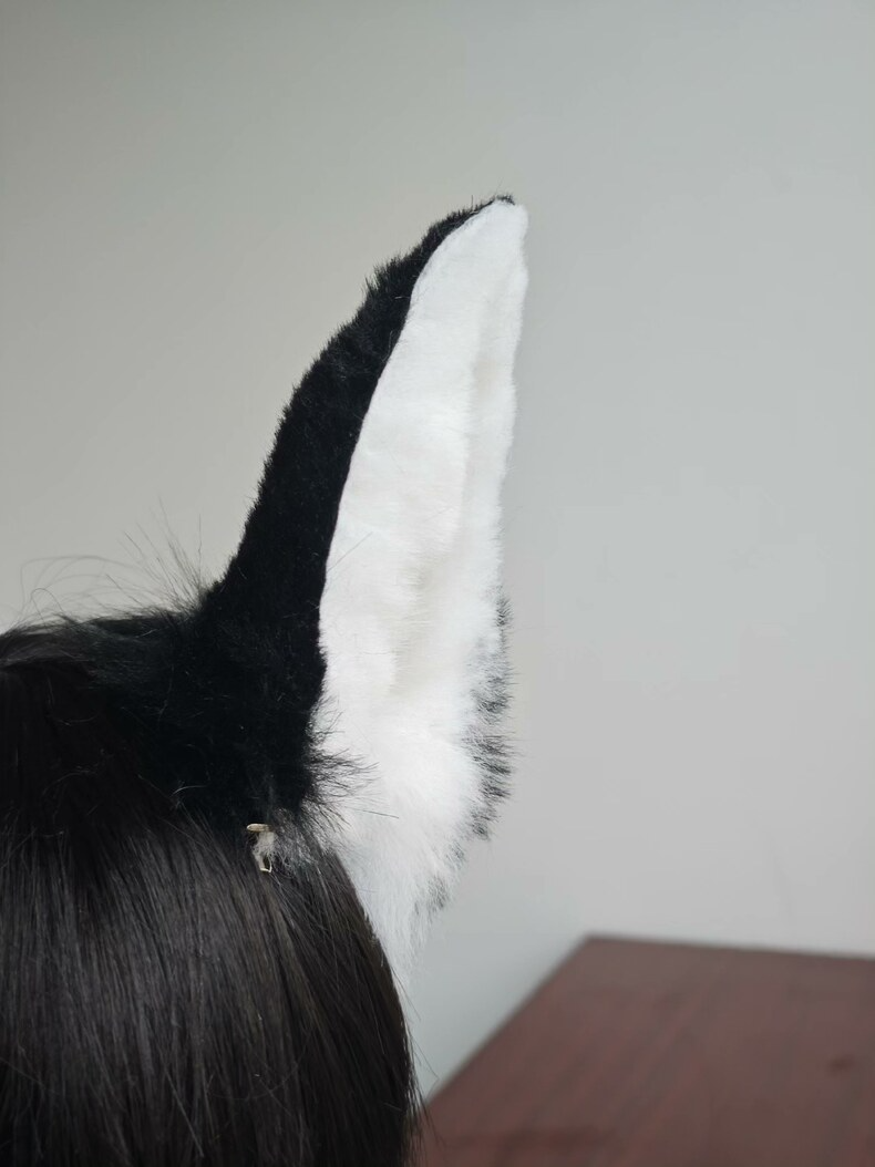 Luna-Inspired Anime Cat Ears - Faux Fur Cosplay Accessory - Image 2