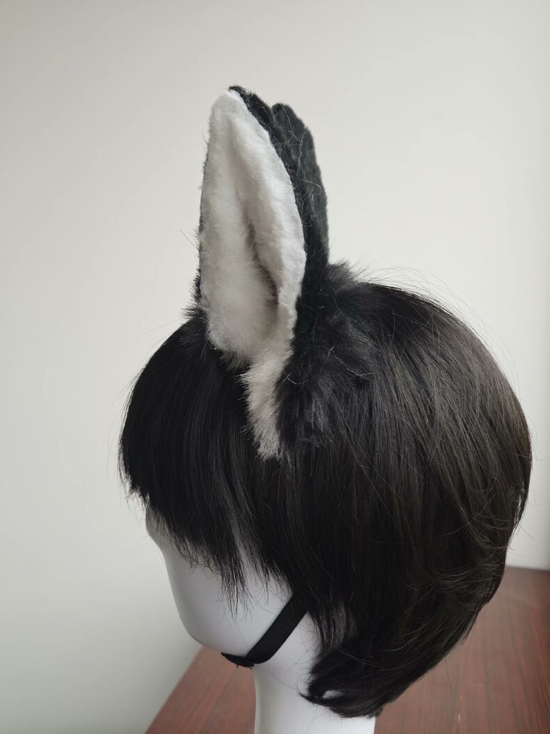 Luna-Inspired Anime Cat Ears - Faux Fur Cosplay Accessory - Image 6