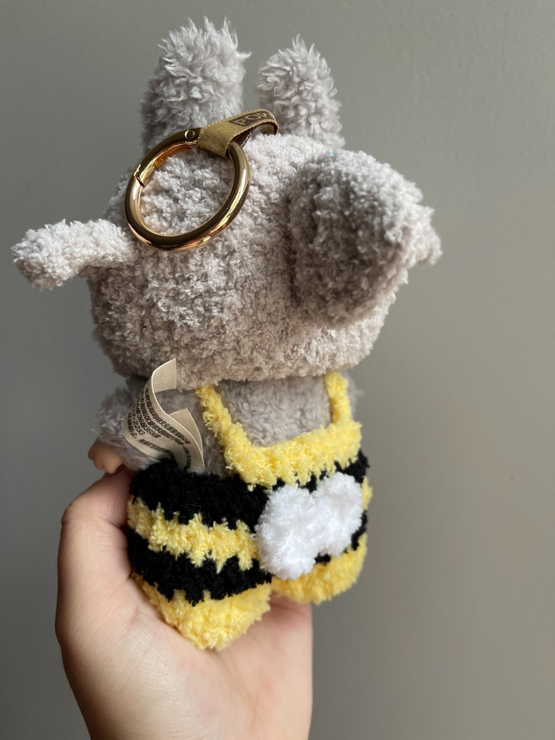 Whimsical Shark & Bee Plush Outfit – Vibrant, Playful, & Collectible - Image 2