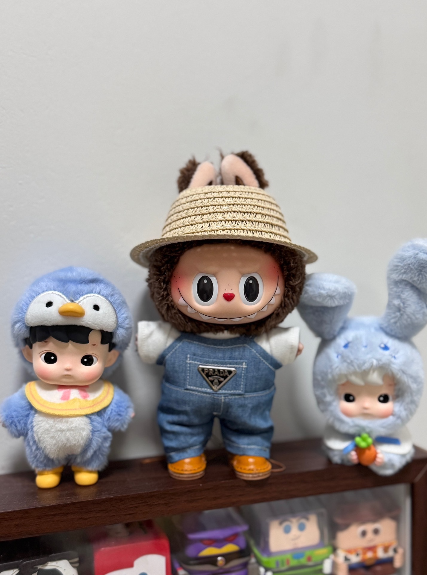 Stylish Labubu Doll Denim Jumpsuit Outfit – Premium Collectible Fashion Set - Image 5