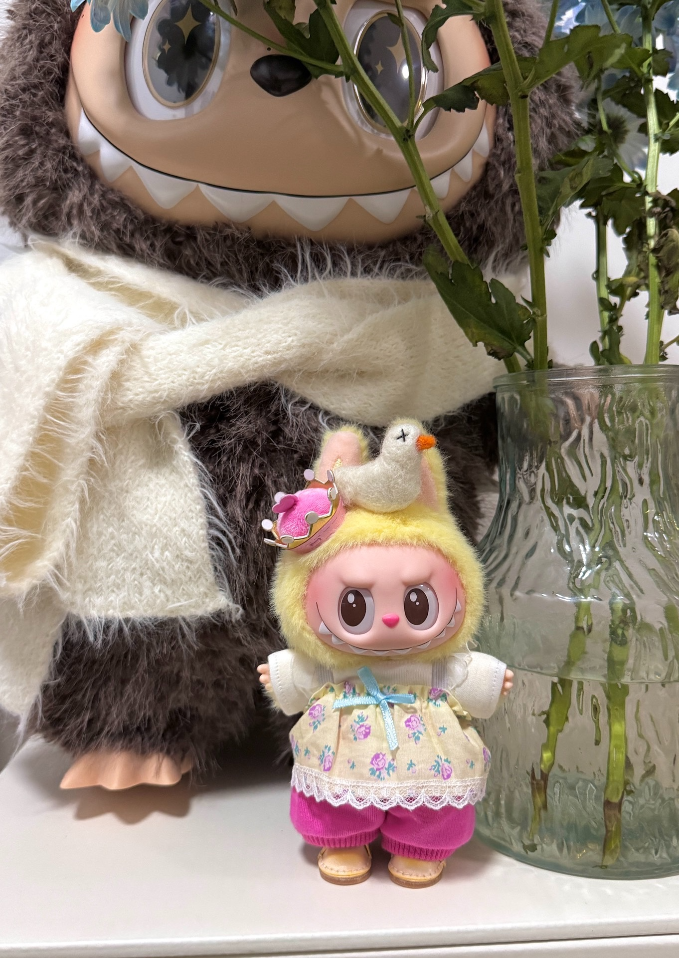 Charming Labubu Chess Queen Doll Outfit – Soft, Vibrant & Handmade with Cute Duck Accessory - Image 4