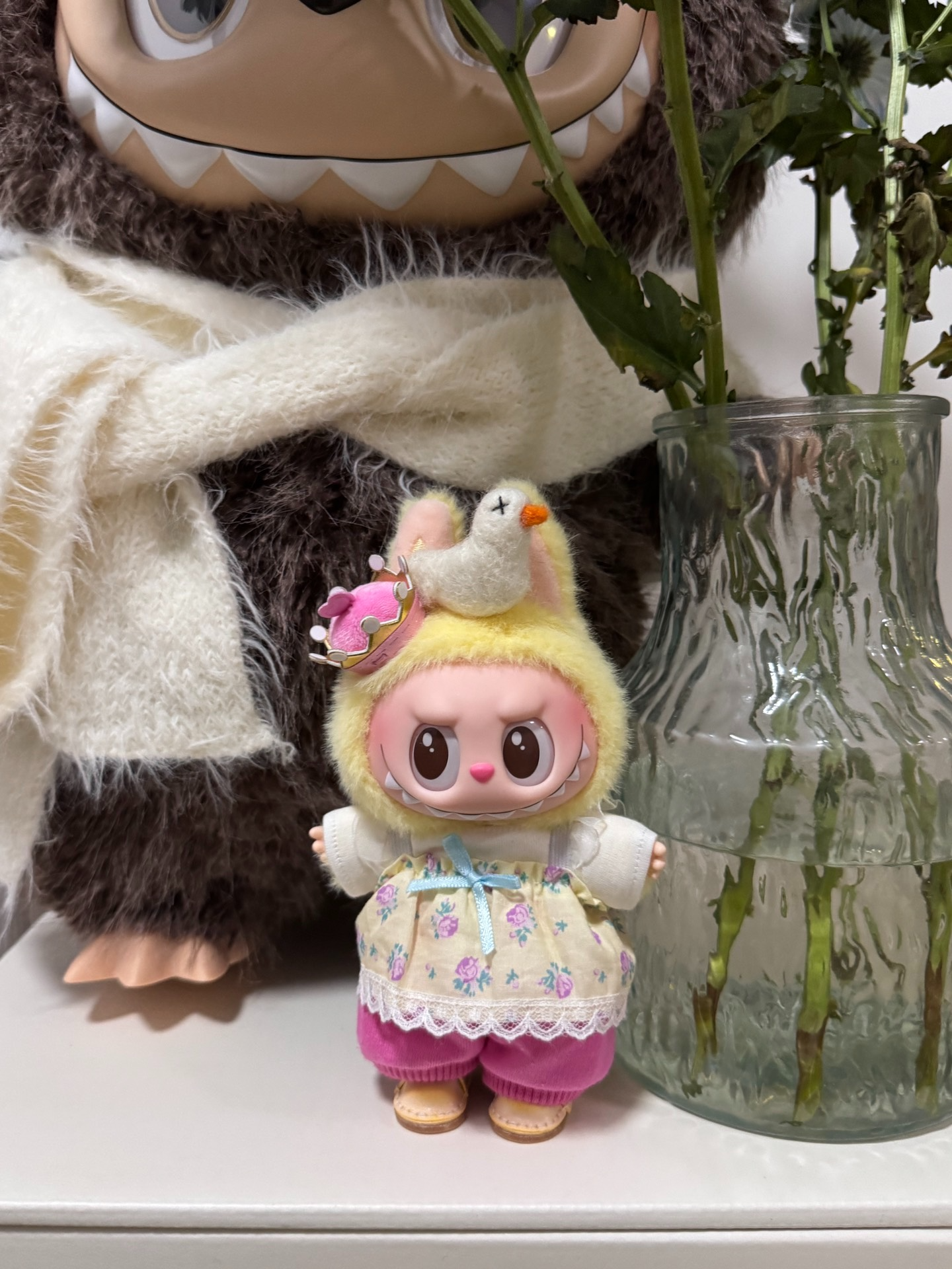Charming Labubu Chess Queen Doll Outfit – Soft, Vibrant & Handmade with Cute Duck Accessory - Image 5