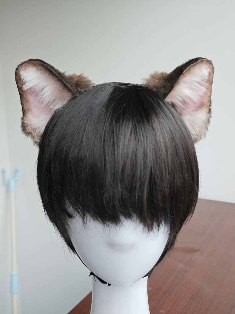 Handmade Tiger Ears Headband – Faux Fur Cosplay Accessory - Image 3