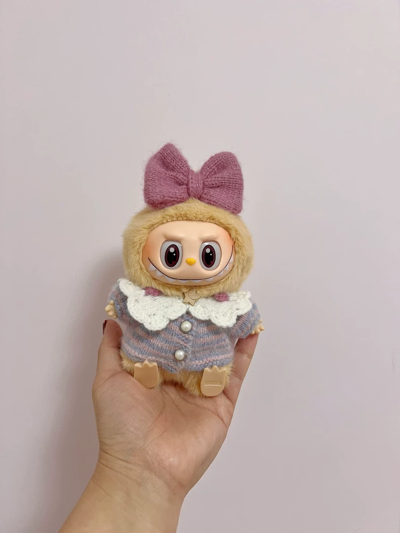 Charming LABUBU Knitwear Outfit: Plush, Bespoke Styling for Collectors & Playful Enthusiasts - Image 1