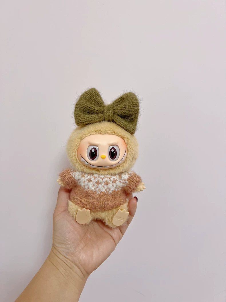 Charming LABUBU Knitwear Outfit: Plush, Bespoke Styling for Collectors & Playful Enthusiasts - Image 2