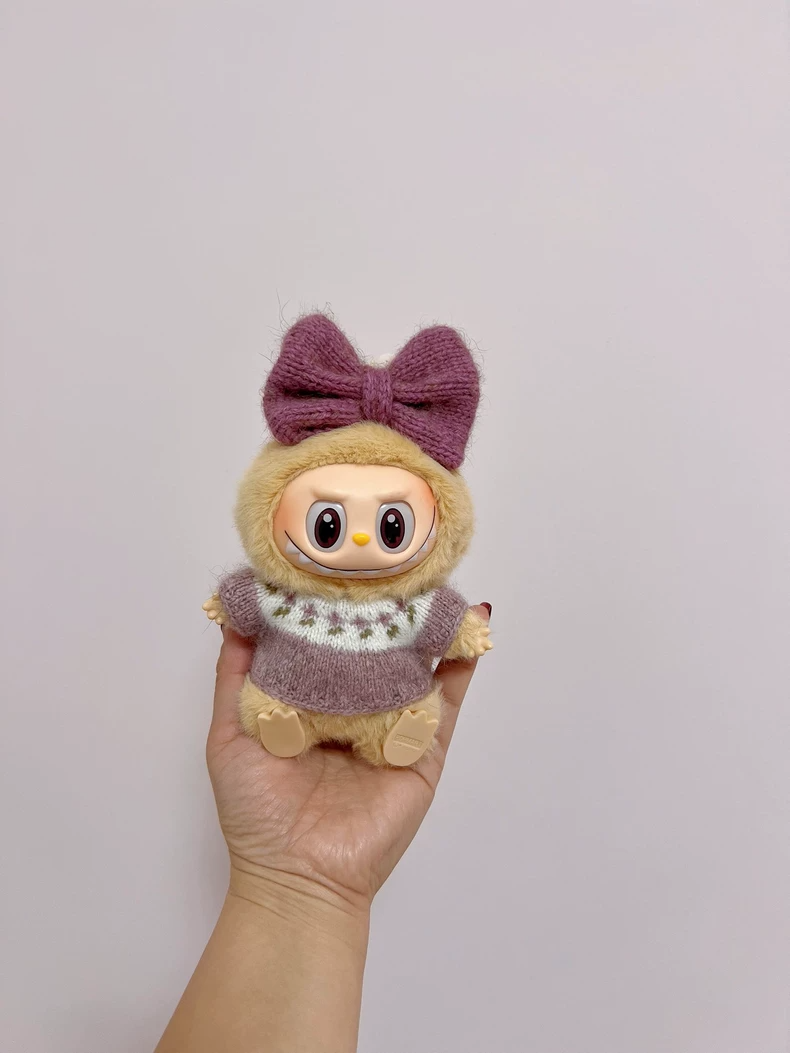 Charming LABUBU Knitwear Outfit: Plush, Bespoke Styling for Collectors & Playful Enthusiasts - Image 3