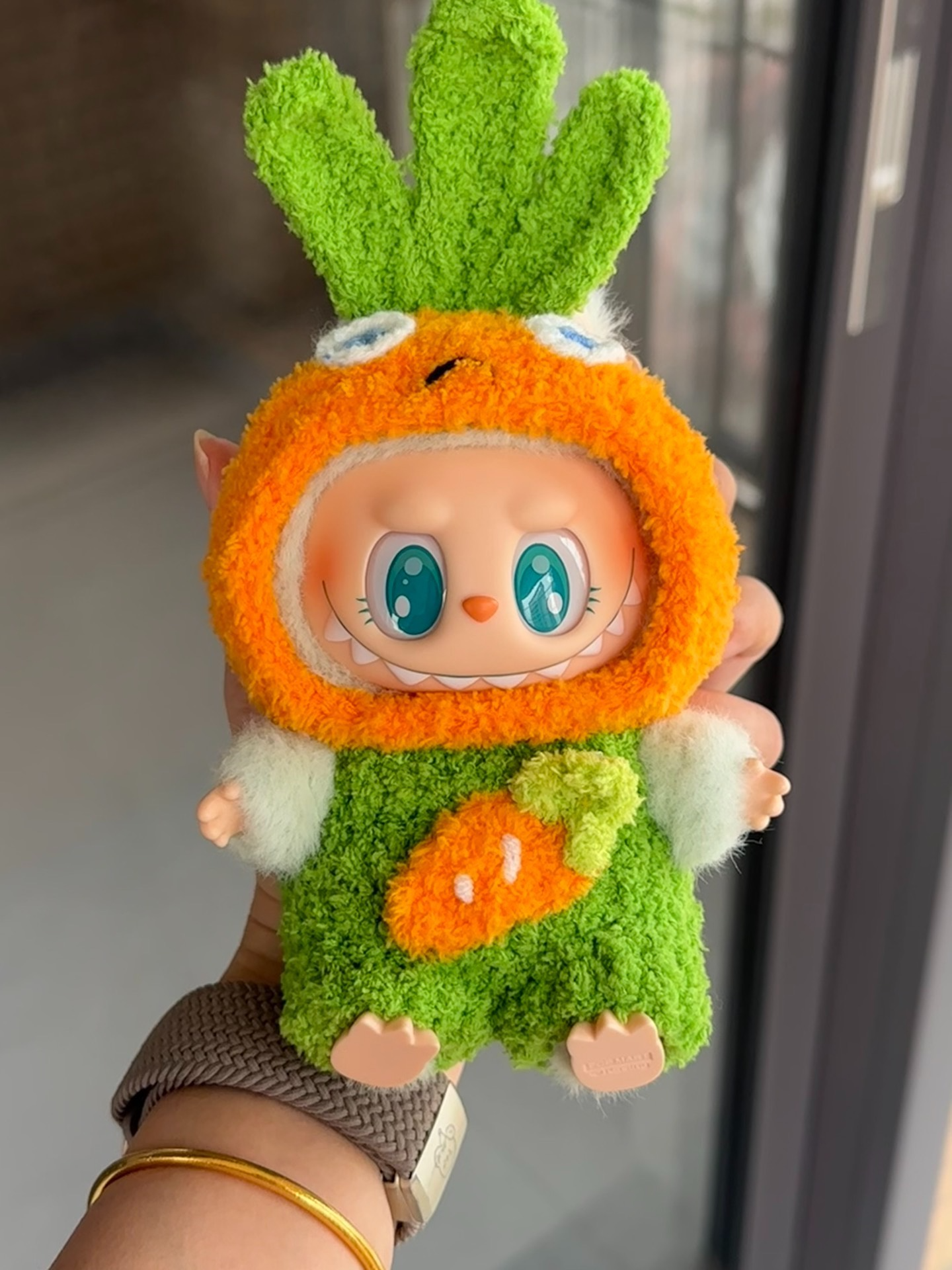 Whimsical LABUBU Carrot Costume – Soft Plush Kawaii Doll Outfit for Play & Collectors - Image 3