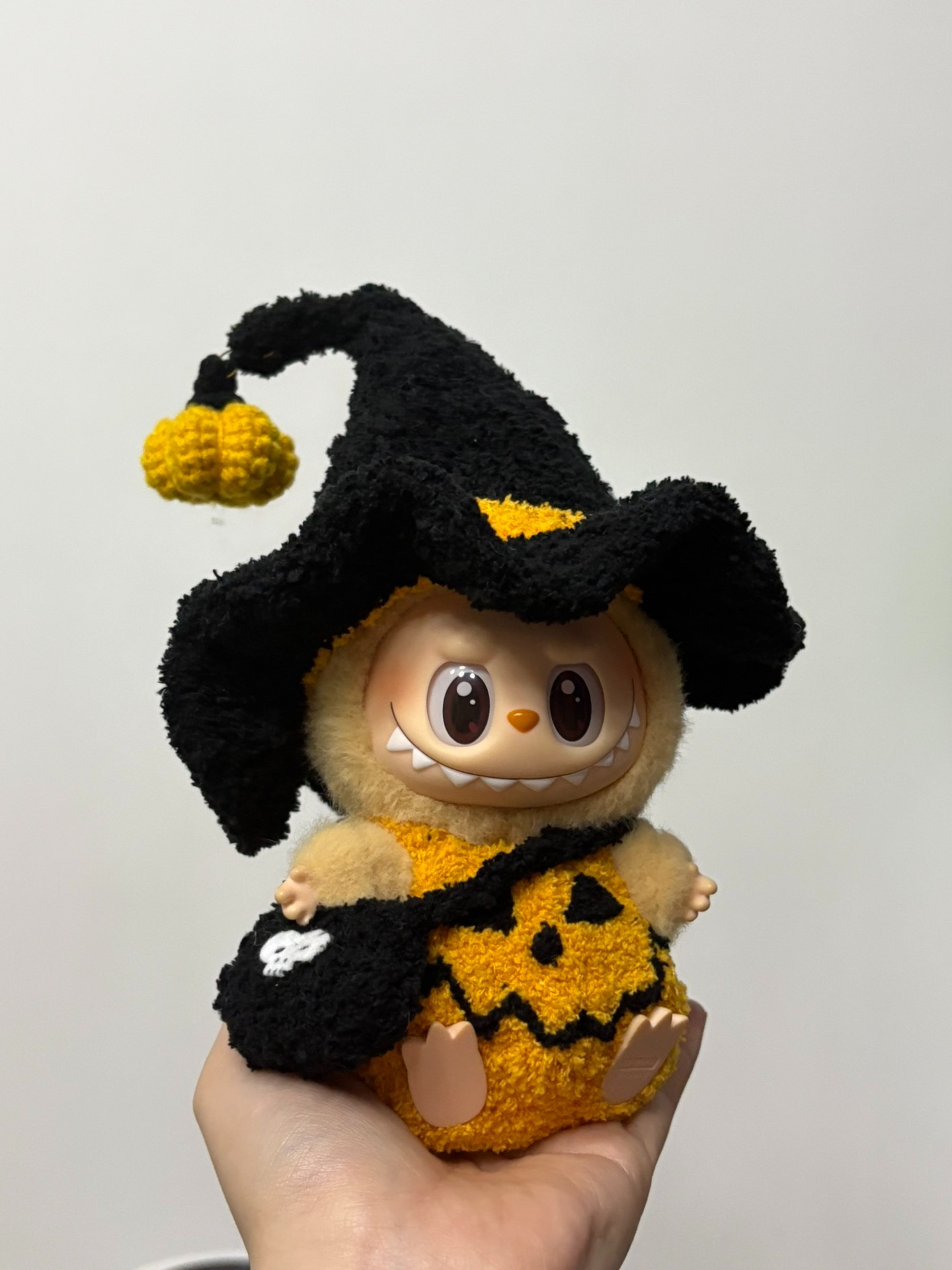 Whimsical Halloween Labubu Outfit: Pumpkin Costume & Witch Hat – Festive, Customizable, Premium Plush - Image 6