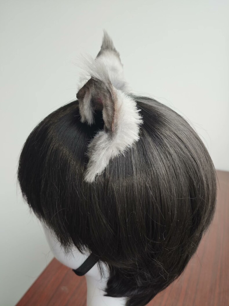 Handmade Maine Coon Cat Ears – Faux Fur Headband - Image 5