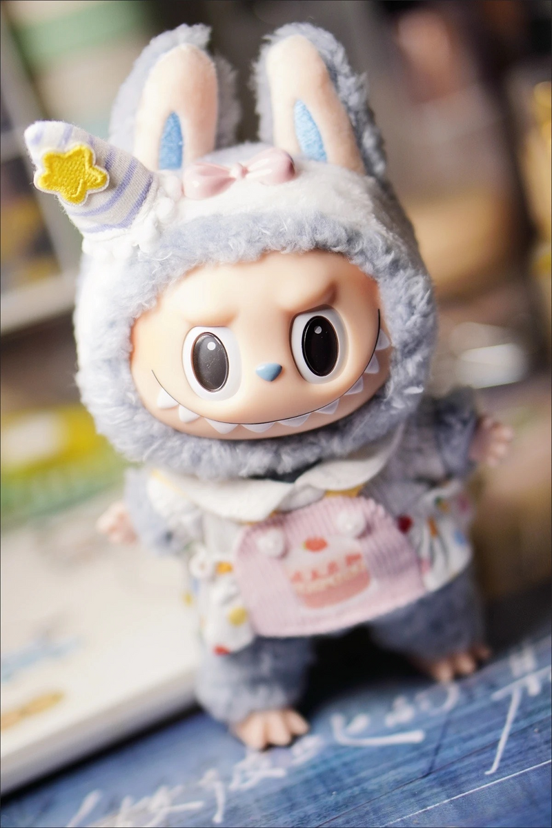 Adorable Labubu Doll Cake Dress Set – Whimsical 17cm Party Outfit for Collectors - Image 5