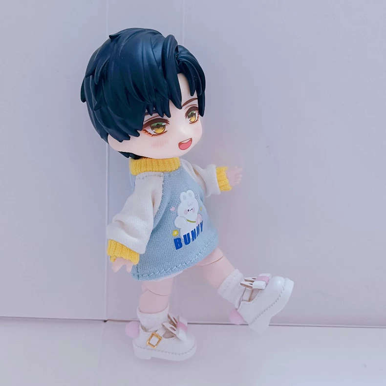 Stylish OB11 Doll Hoodie & Shorts Set – Cozy, Durable & Pose-Ready for Collectors - Image 7