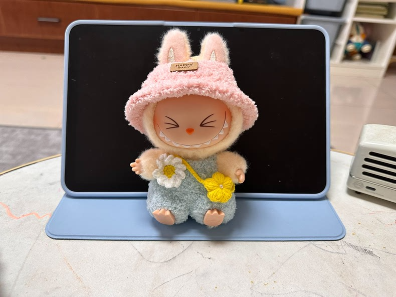 Charming Spring Labubu Doll: Pastel Plush Outfit with Floral Accents – Perfect for Play & Display! - Image 4