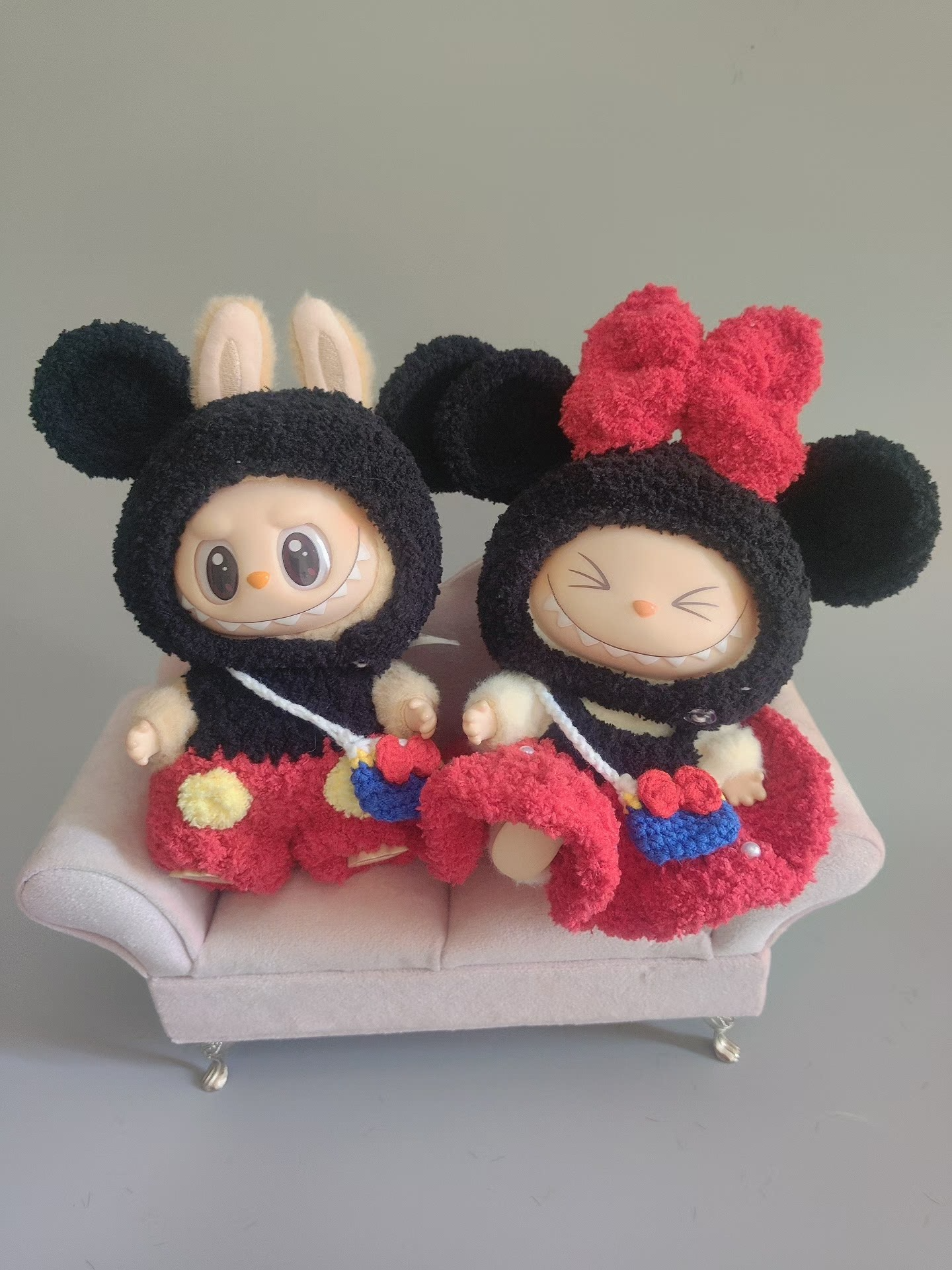 Labubu Plush Outfit Set – Iconic Character Style in Black, Red & Yellow – Perfect for Collectors & Play! - Image 6