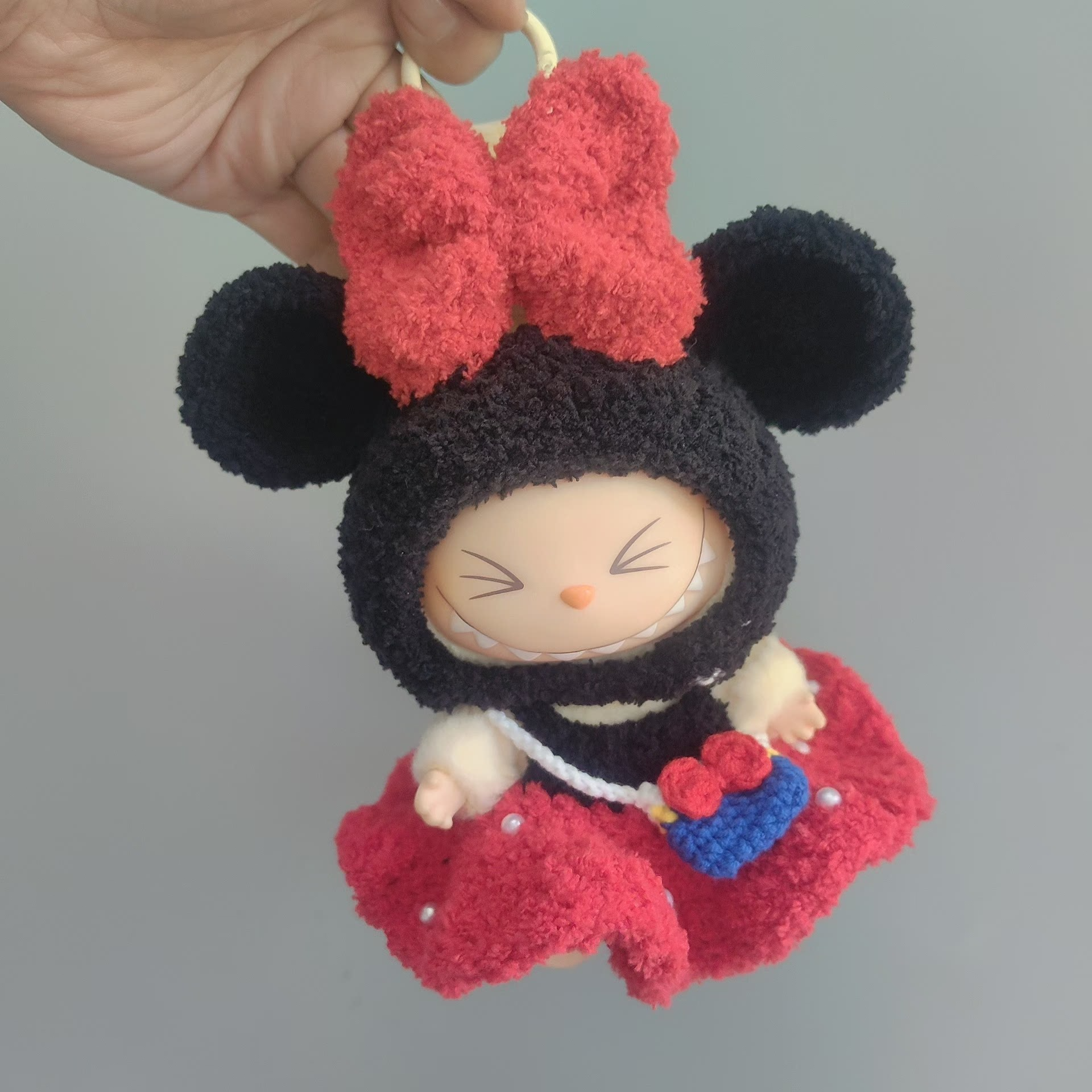 Labubu Plush Outfit Set – Iconic Character Style in Black, Red & Yellow – Perfect for Collectors & Play! - Image 7