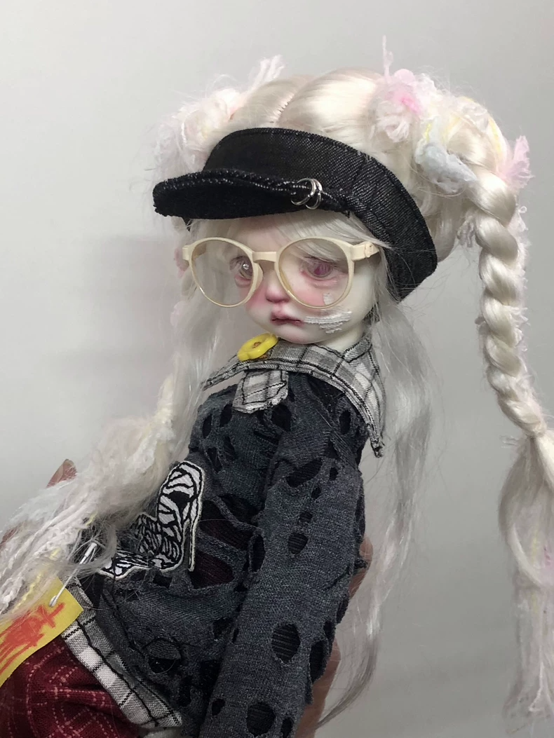Handmade Home Alone Zombie Outfit for Blythe Dolls OB22 OB24 - Gothic Plaid Set - Image 3