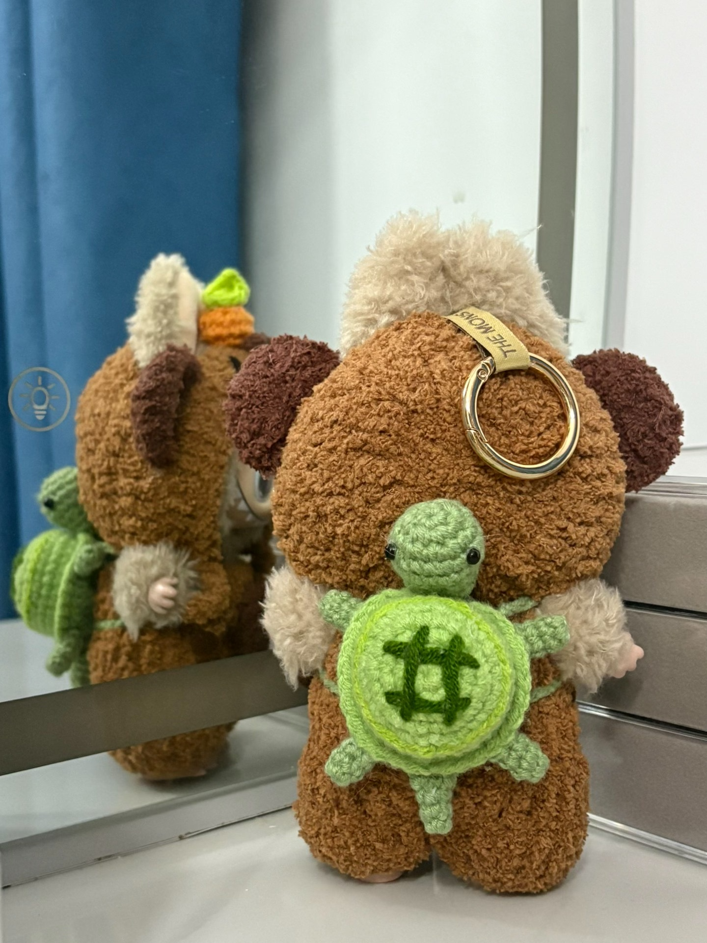 Labubu Capybara Plush Outfit with Turtle Backpack – Soft, Durable & Customizable for Dolls - Image 3