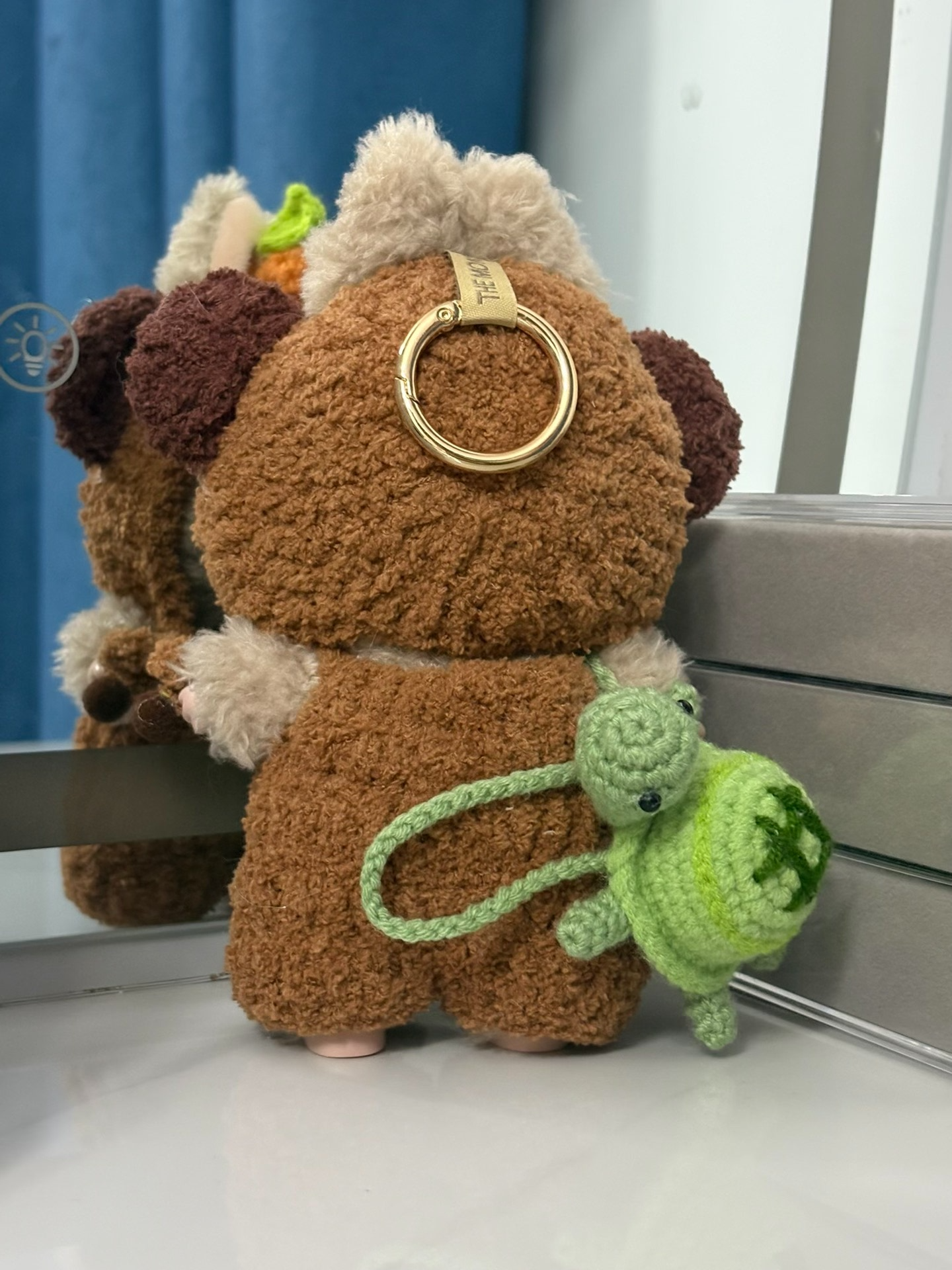 Labubu Capybara Plush Outfit with Turtle Backpack – Soft, Durable & Customizable for Dolls - Image 6