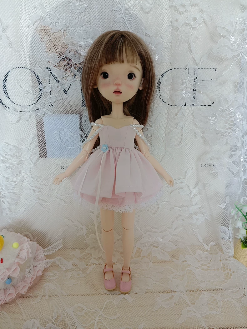 Charming Pink Lace Dress for BLYTHE OB22 Dolls – Elegant & Affordable Outfit - Image 3