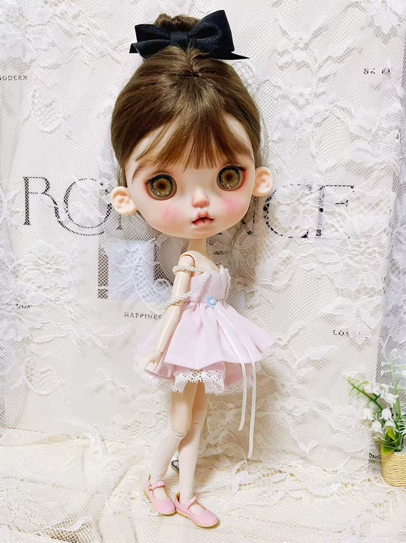Charming Pink Lace Dress for BLYTHE OB22 Dolls – Elegant & Affordable Outfit - Image 7
