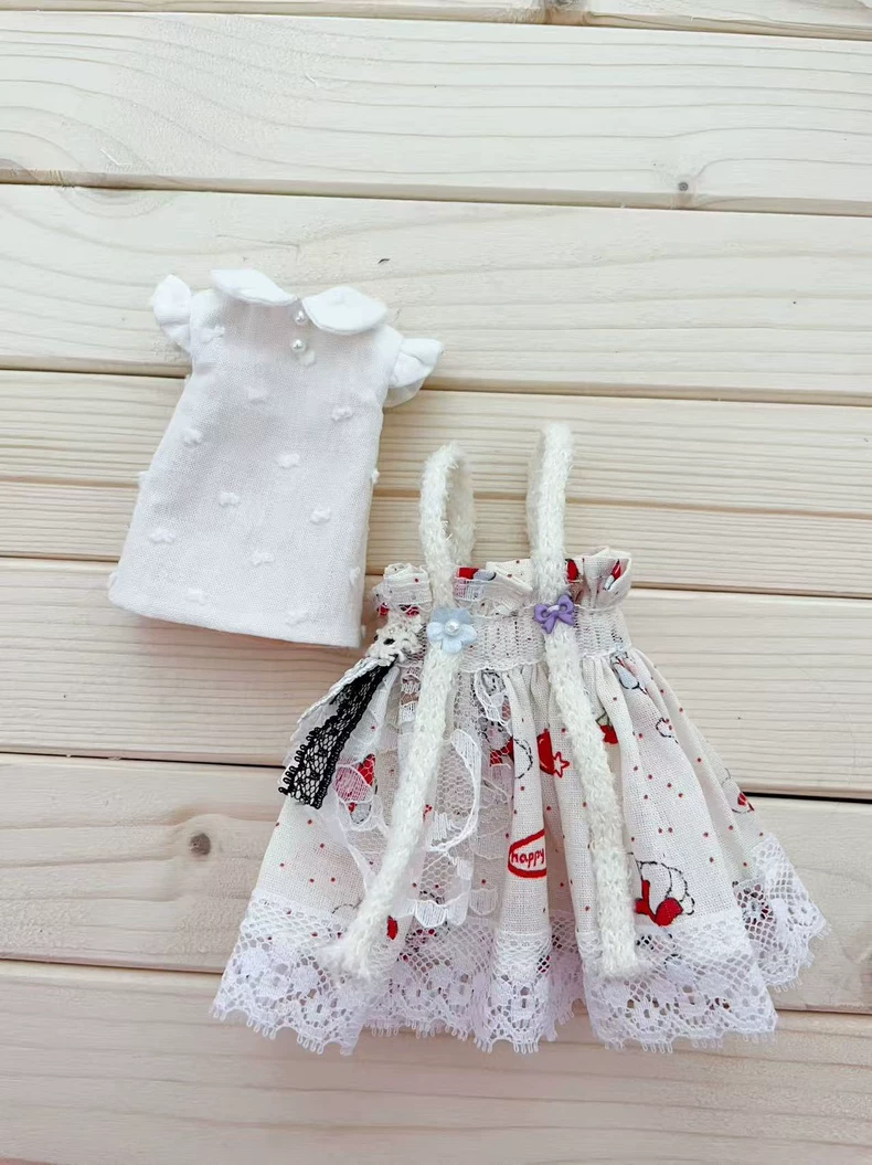 Charming BLYTHE Doll Lace Dress – Elegant & Playful Outfit for Collectors - Image 9