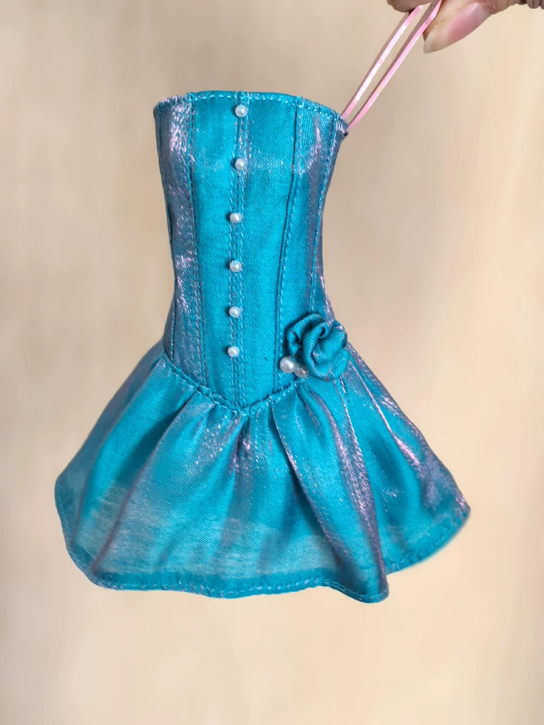 Enchanted Mermaid Fantasy: Iridescent BJD 1/6 Scale Dress - Image 2
