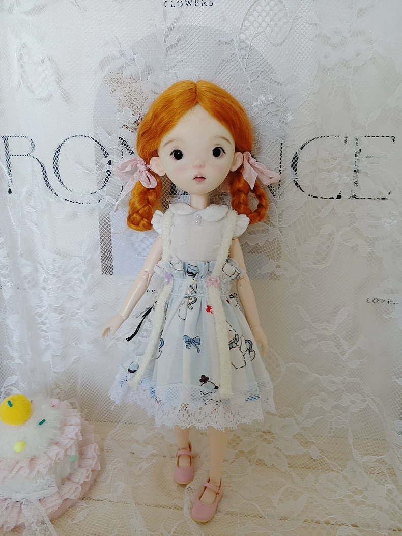 Charming BLYTHE Doll Outfit: Pastel Floral Dress for OB22 & OB24 – Elegant & Durable - Image 7