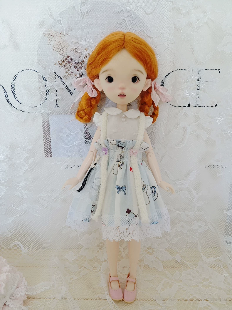 Charming BLYTHE Doll Outfit: Pastel Floral Dress for OB22 & OB24 – Elegant & Durable - Image 8