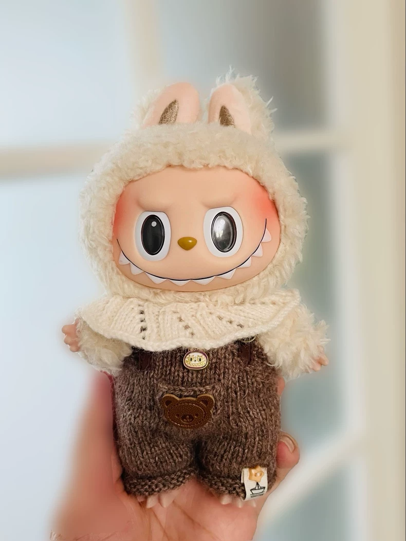 Cozy Knit Labubu Doll Outfits – Stylish, Interchangeable & Soft - Image 1
