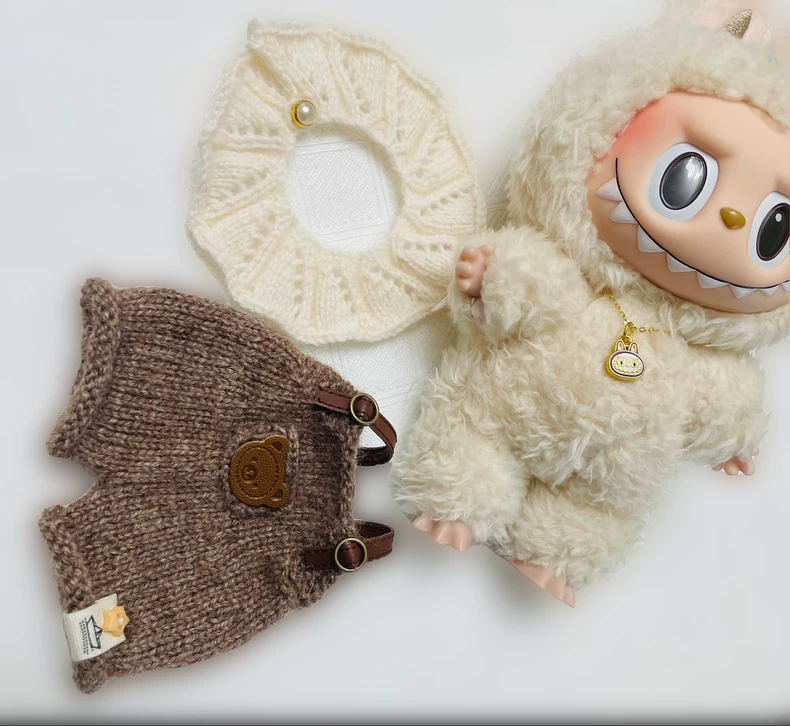 Cozy Knit Labubu Doll Outfits – Stylish, Interchangeable & Soft - Image 2