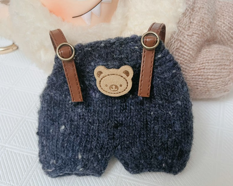 Handcrafted Labubu Doll Outfit: Cozy Sweater & Pants Set with Owl Motifs – Perfect for Collectors & Play! - Image 2
